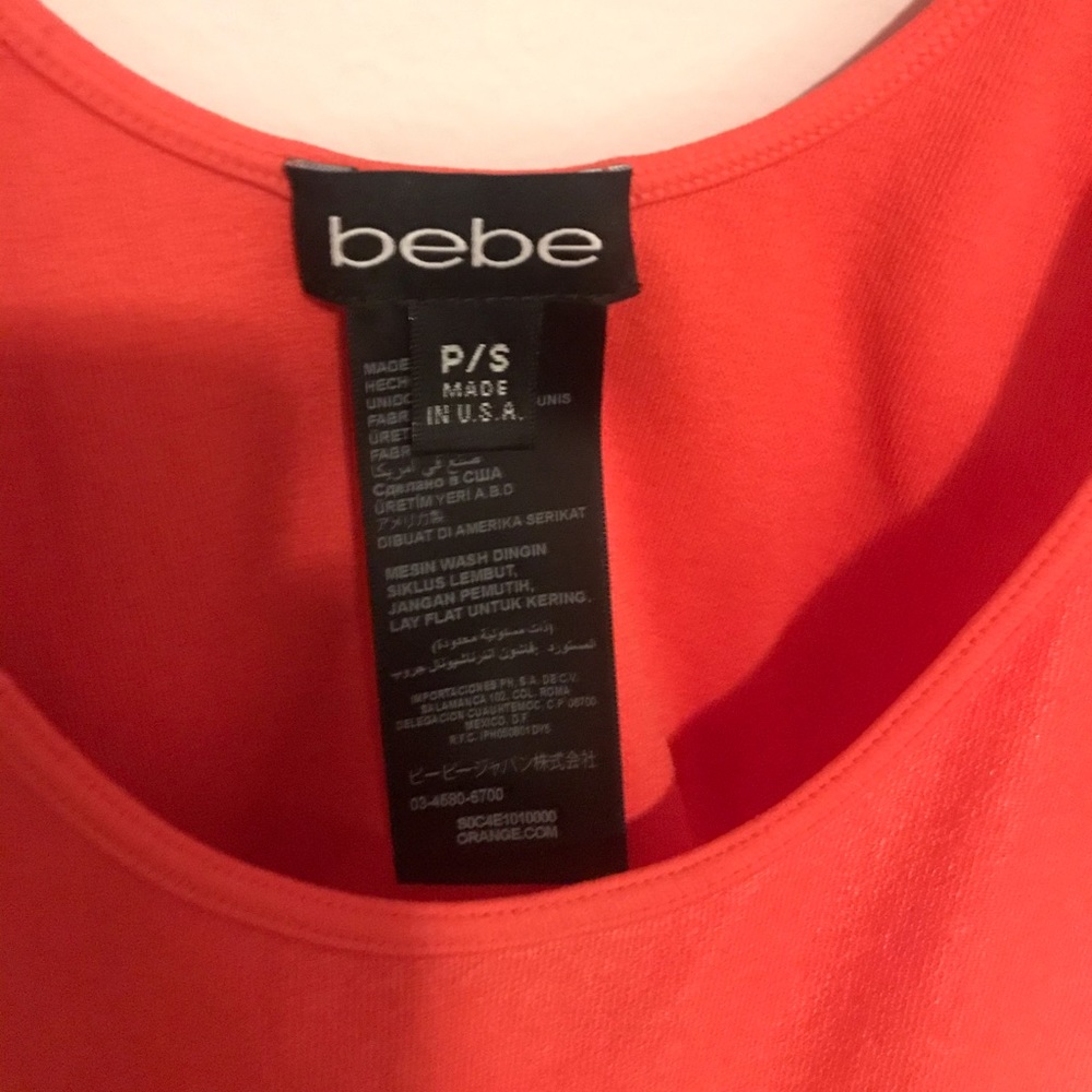 Bebe, Formfitting, Ribbed Mini Dress - Picture 2 of 5